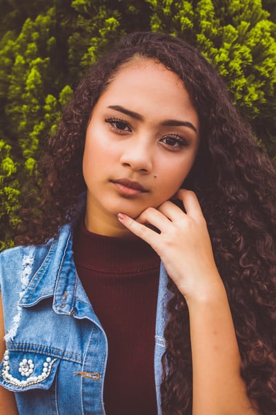 Photo of Girl With Curly Hair